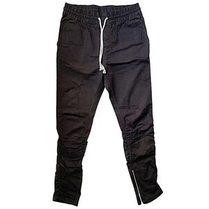 Black Cotton Twill Joggers | Men’s 32x32 | H&M